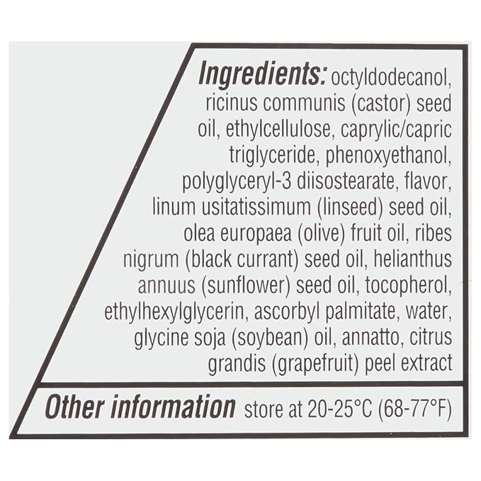 Chapstick Total Hydration Vitamin Enriched Lip Oil, Non Tinted, Vitamin c, vitamin E, Contains Omega 3 6 9, Peach Tea Flavor, 0.23 Fl Oz (Pack of 1)