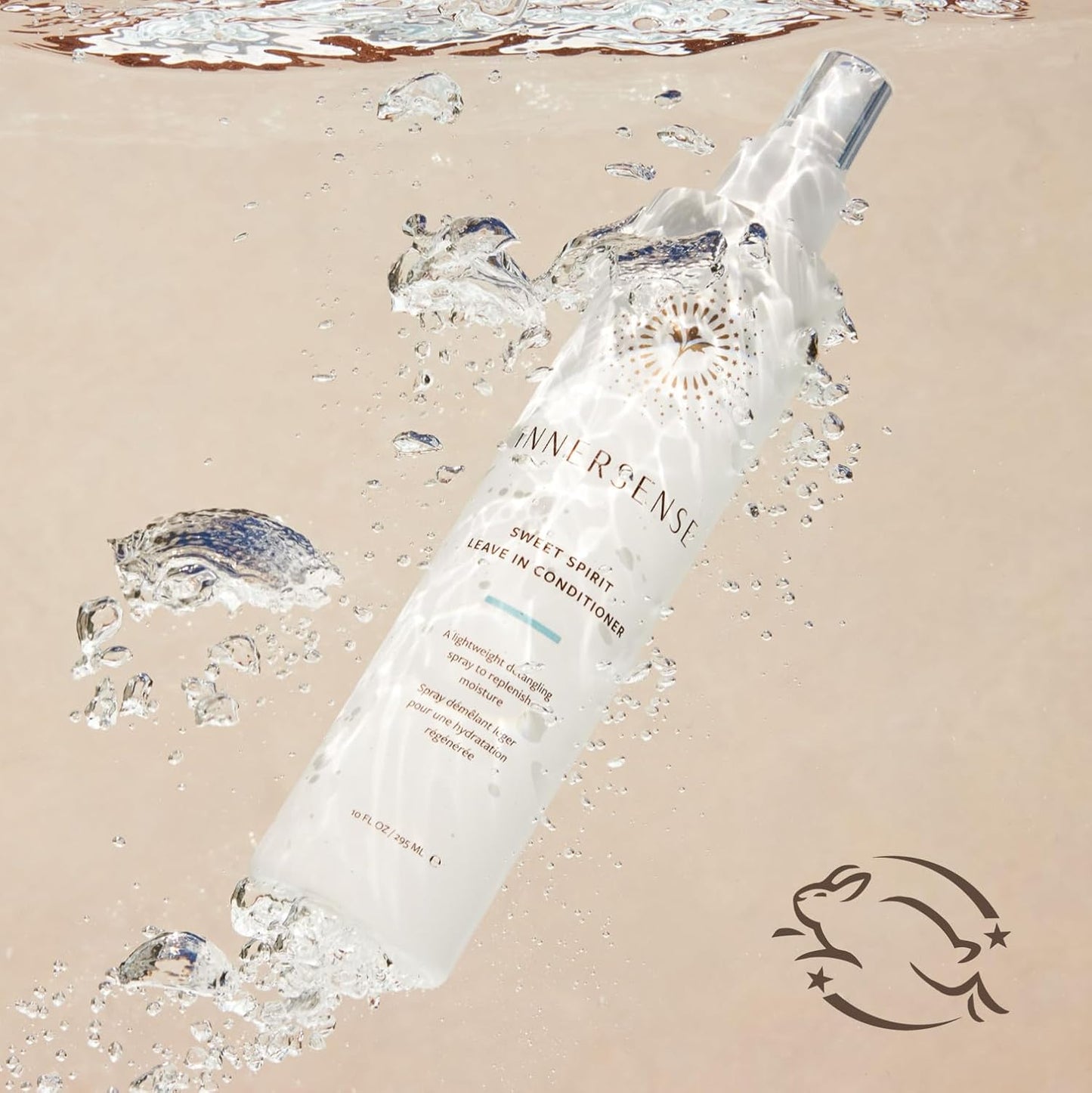 INNERSENSE Organic Beauty - Natural Sweet Spirit Leave-In Conditioner | Detangling, Hydrating, Smoothing | Non-Toxic, Cruelty-Free, Clean Haircare (2 Pack - 2 fl oz | 59.1 mL each)