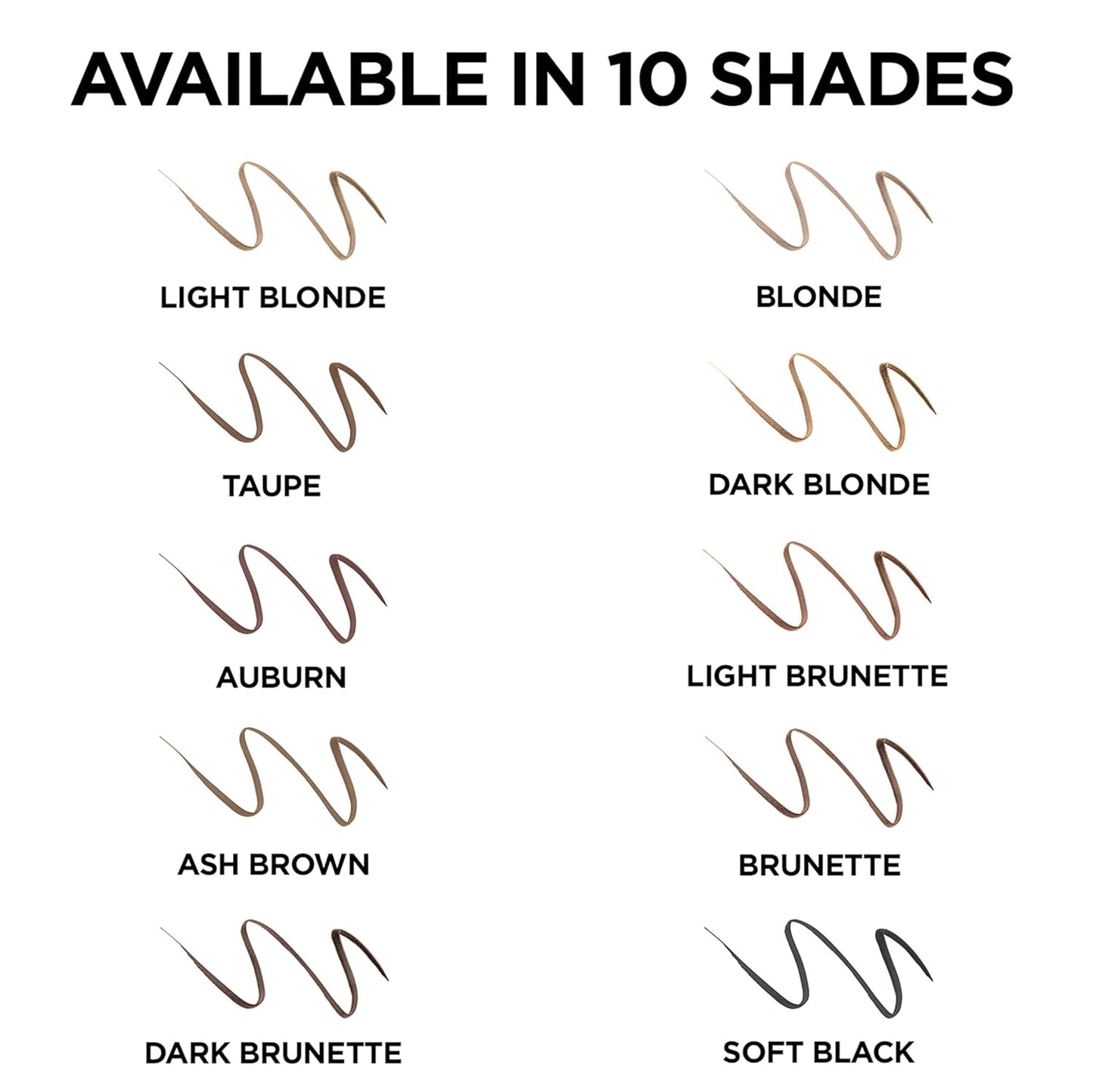 L'Oreal Paris Makeup Brow Stylist Definer Waterproof Eyebrow Pencil, Ultra-Fine Mechanical Pencil, Draws Tiny Brow Hairs and Fills in Sparse Areas and Gaps, Medium Ash Brown, 0.003 Oz