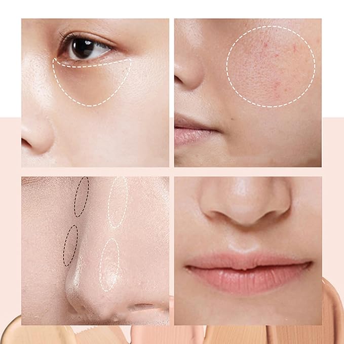 Mallofusa Single Color Face Makeup Concealer Foundation Palette Creamy Moisturizing Concealing 0.49oz (Medium Beige)