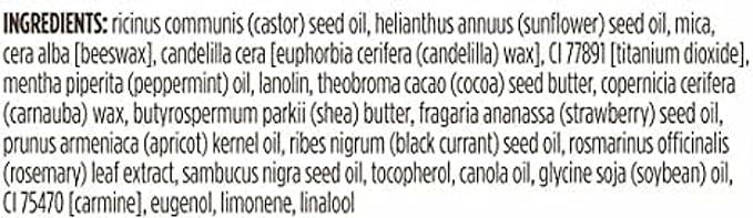 Burt's Bees Shimmer Lip Tint Easter Basket Stuffers, Tinted Lip Balm Stick, Moisturizing for All Day Hydration with Natural Origin Glowy Pigmented Finish & Buildable Color, Guava (4-Pack)