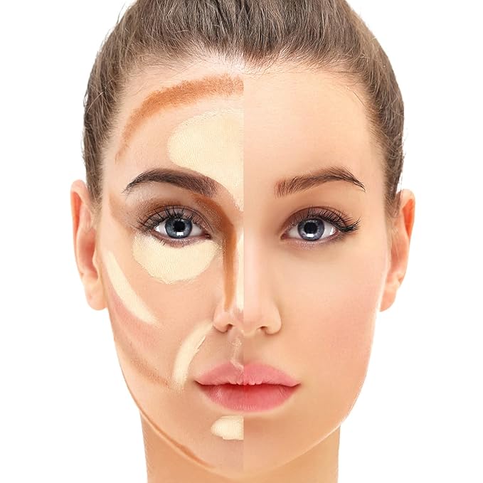 Boobeen Highlighter Makeup Stick Highlighter Bronzer Stick Glow Face Illuminator Highlighter Contouring Stick Waterproof Long-lasting