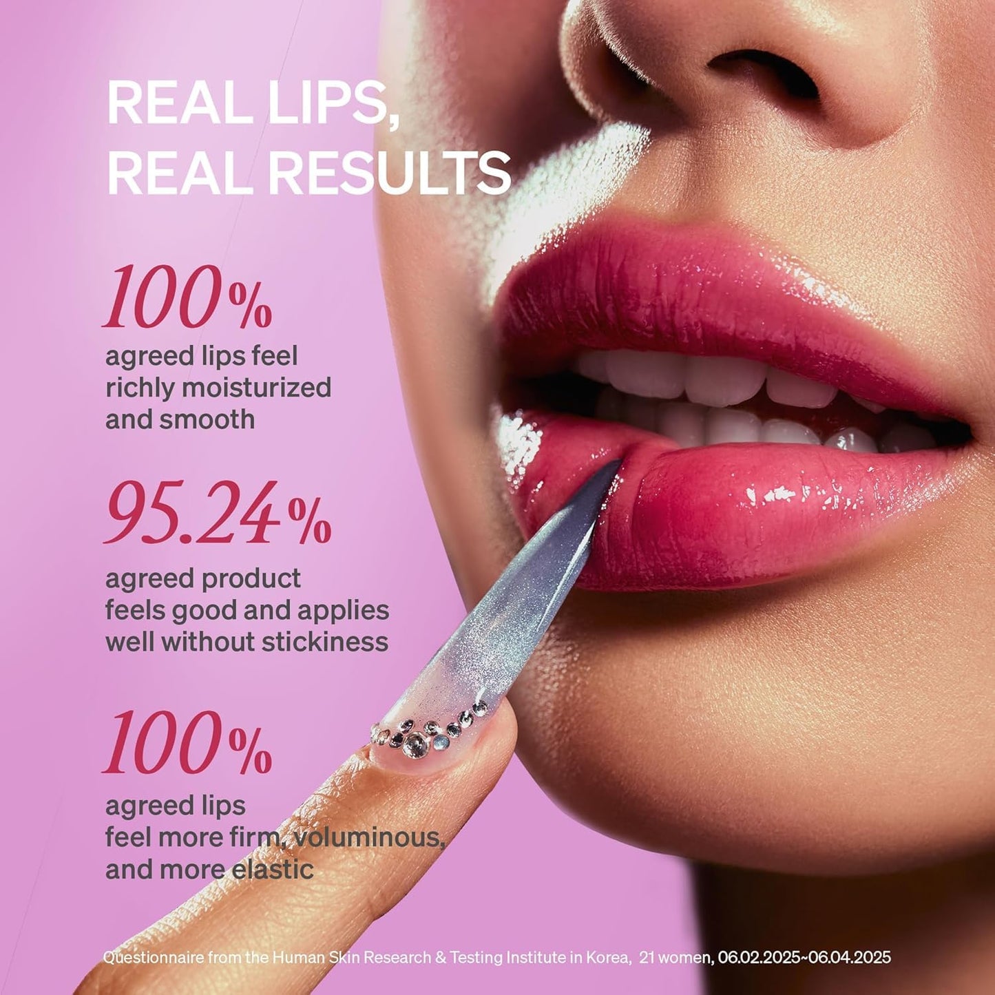 LipLock Jelly Serum for Dry Lips, Long-Lasting, Hydrating, Plumping, Glossy Mask with Rose PDRN, Carrot Collagen, Pillow Peptide, Moisturizing Tinted Lip Balm. (Grape Crush)