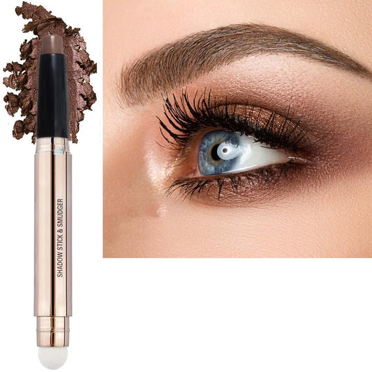 Waterproof Hypoallergenic Eyeshadow Pencil in Bright Brown #17