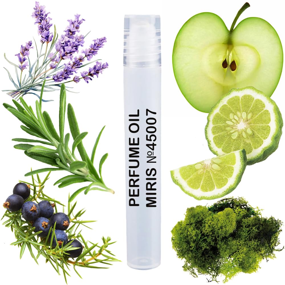 MIRIS Perfume Oil No. 45007, Inspired by Cosa Nostra, Long-Lasting Men Roll-On, Rollerball 0.34 Fl Oz / 10 ml