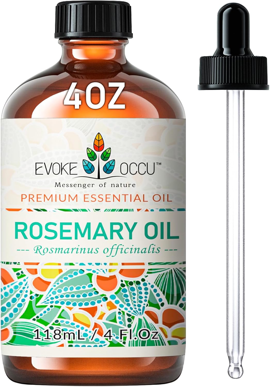 EVOKE OCCU Rosemary Oil for Hair Growth, Nourishing Scalp, Relieving Hair Loss & Reducing Dandruff - 4 Fl Oz