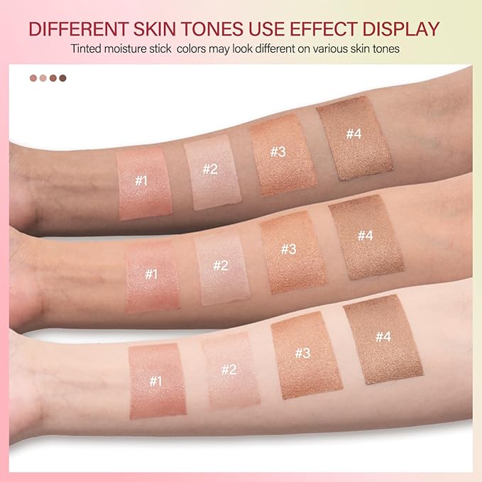 Cream Bronzer Stick,Contour Stick Facial Contouring Stick,Long Lasting Highlighter Waterproof Highlight Makeup,Buildable Shimmer Sparkle Face Bronzer Face Shaping,01 Warm Glow