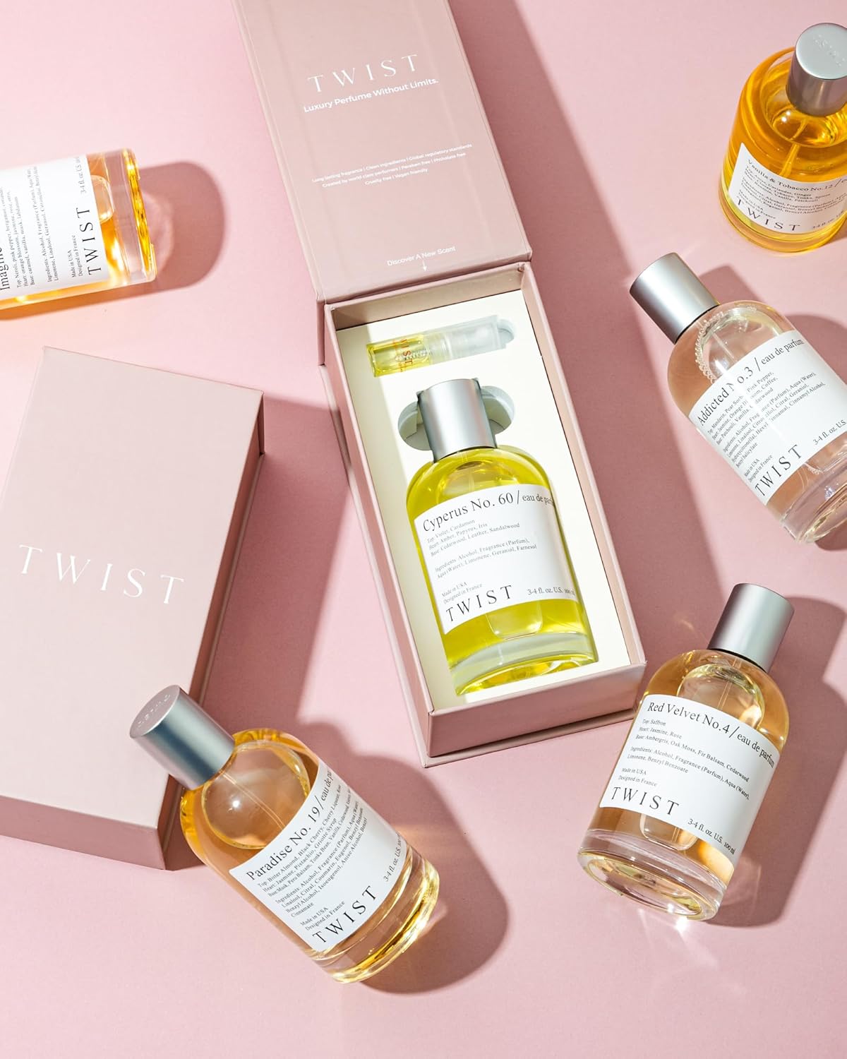 Twist Rubi No. 116 Inspired by E. Arden's Red Door, Long Lasting Perfume For Women, Paraben Free, Vegan, Clean Ingredients, Fragrance - Spray 100 ml | 3.4 fl. oz.