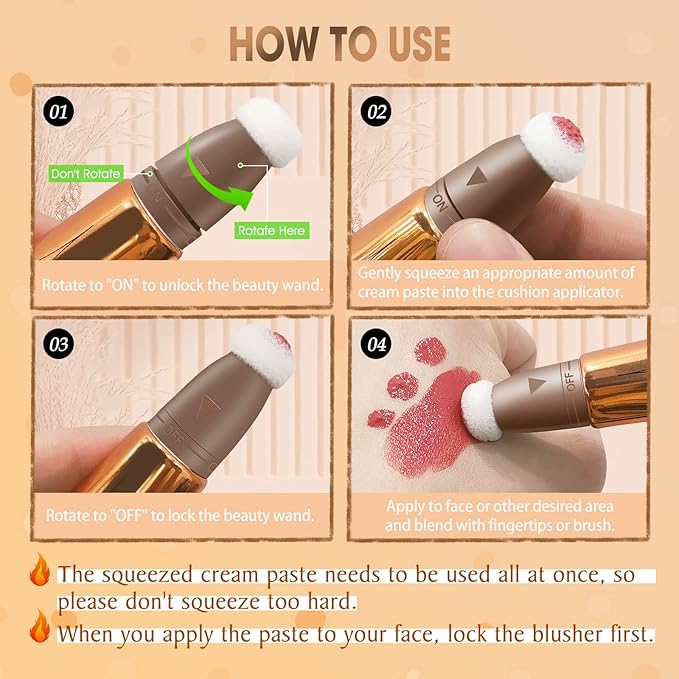 Liquid Contour Beauty Wand, Cream Liquid Contour Stick Matte Bronzer Stick with Cushion Applicator, Lightweight Blendable, Long Lasting Silky Liquid Face Shaping & Contouring Stick | 1# Contour Grey brown