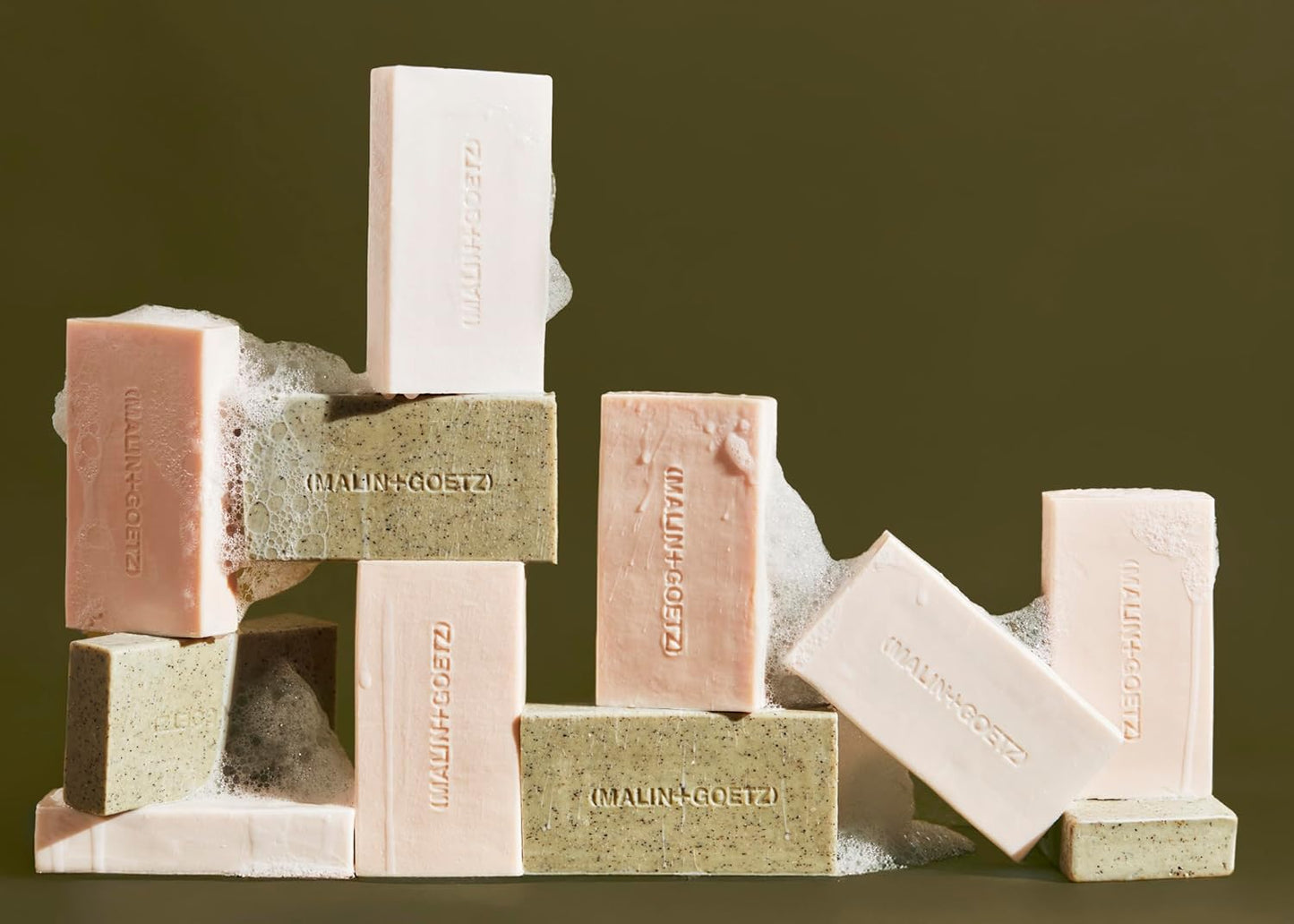 MALIN+GOETZ Mandelic Acid Exfoliating Bar | Triple-Milled Exfoliating + Cleansing Bar | Mandelic Acid, Lactic Acid, Pumice + Eucalyptus | Smooths, Softens + Brightens Skin | Vegan + Cruelty-Free(5 oz)