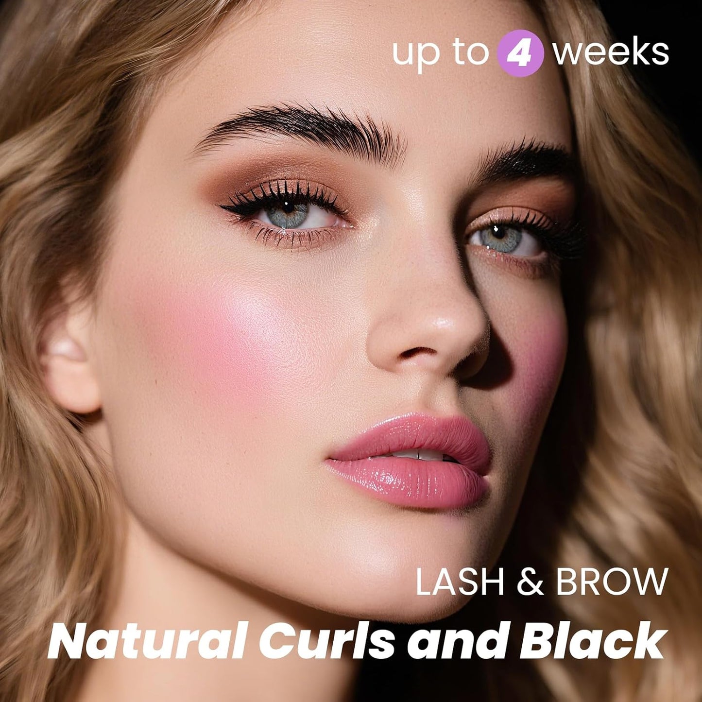 PERMANIA Lash Lift and Black Kit, Full Tube Design Brow Lamination Kit Salon Grade Instant Curling & Coloring With Detailed Instruction