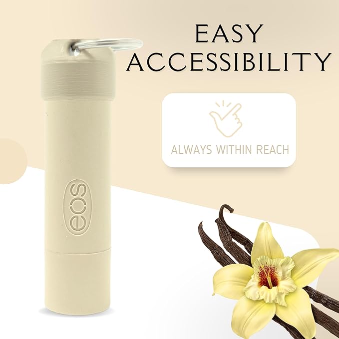 Keychain Holder EOS Lip Balm Stick (Keychain Only) - Travel Size Lip Balm Chapstick - Healing Stick - Made in USA