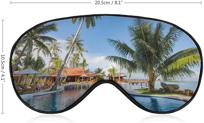 Custom Eye Mask Design Your Own Personalized Eye Shade Add Your Image Text Logo Light and Easy to Carry Effective Shadin Adjustable, Peru, 8.1"x4.1"