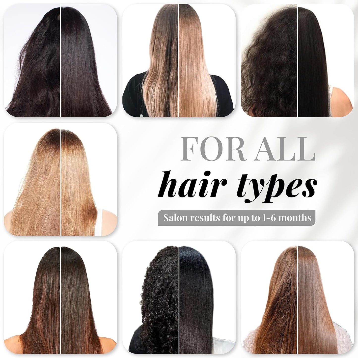 Expert Hair Sensation, Brazilian Keratin Hair Treatment - Anti Frizz for All Hair Types – Long-Lasting Straightening - Keratina Para Alisar El Pelo, Emulsion Zero Alisado (100ml/3.38 oz)