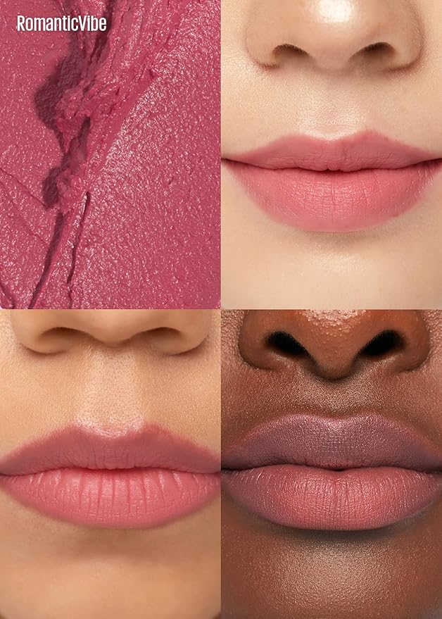 Kaja Love Blur Lip Balm - 04 Romantic Vibe | Soft & Comfort Semi-Matte Blurring Daily Color Lip Balm | Shea Butter, Avocado Oil, Citrus Unshiu Peel Extract, Vitamin E Infused |4g / 0.14oz.