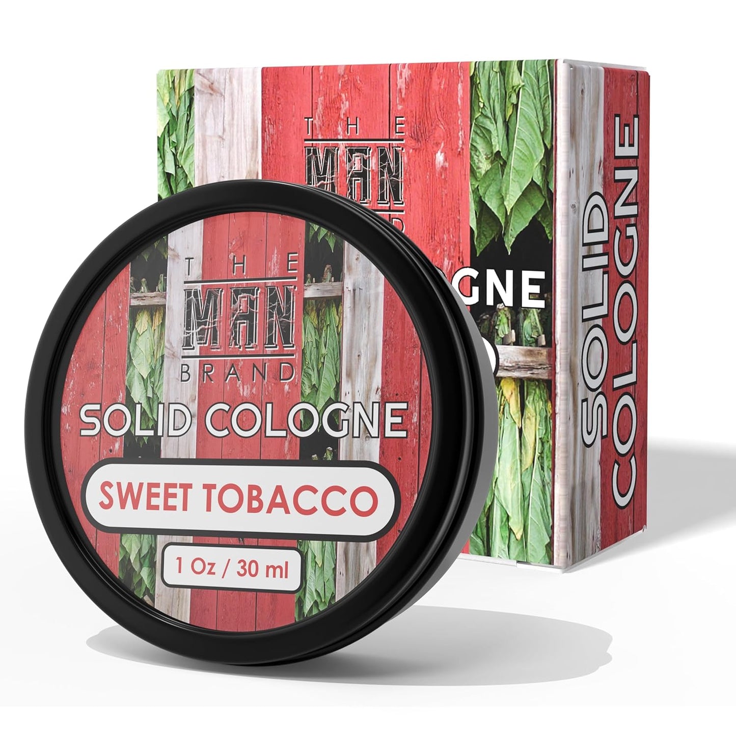 Solid Cologne Men's Sweet Tobacco Scent, Wax Tobacco Cologne for men, Solid Perfume with a Sweet Tobacco Scent (1 Ounce, Sweet Tobacco Mens Cologne Balm)