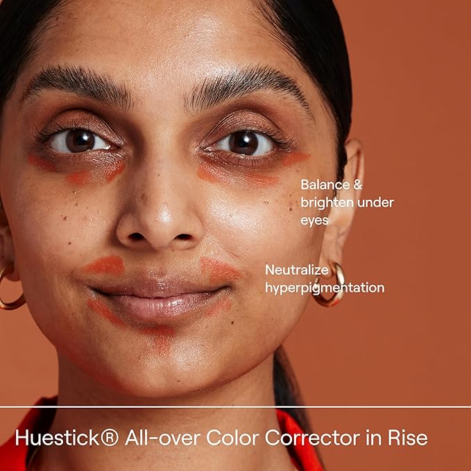 Live Tinted Huestick: All-over Color Corrector Multistick for Brighter, Balanced Skin, Works on Lips, Cheeks, And Eyes, Vitamins C+E Soothes, Heals & Nourishes Damaged Skin - Rise 3g / 0.1oz