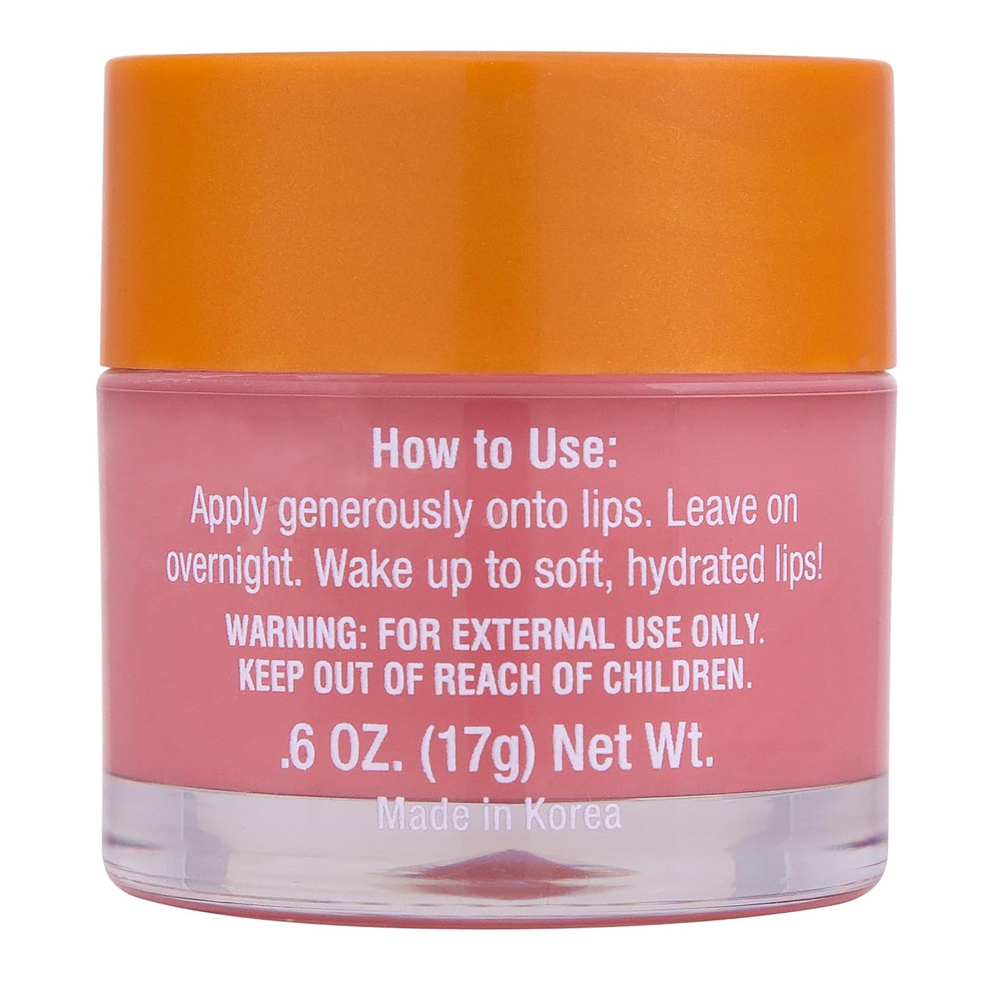 Tree Hut Strawberry Overnight Lip Mask | Leave on Overnight & Wake up to Soft, Hydrated Lips | Elevate your Self Care Routine | .6 oz.