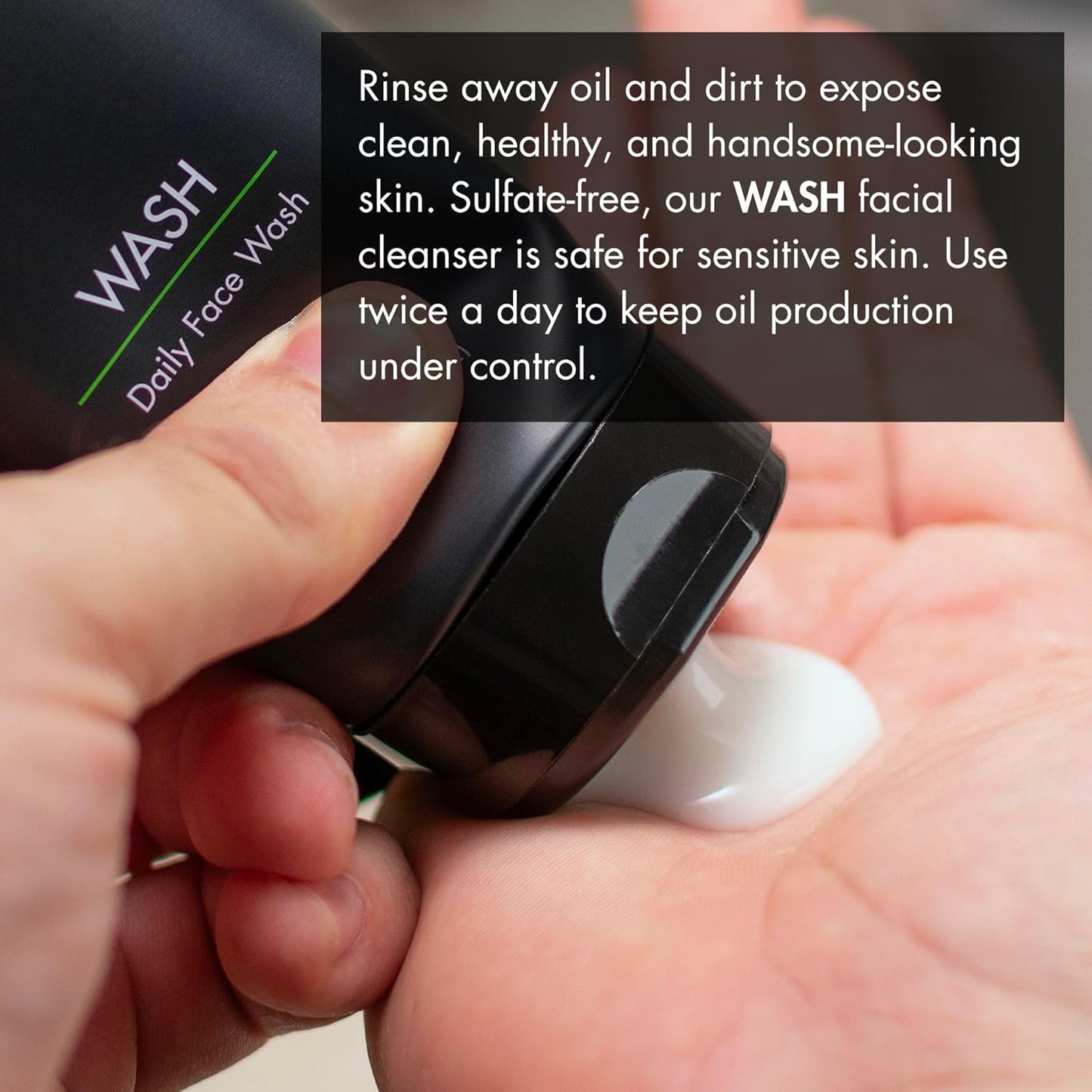 Tiege Hanley Daily Face Wash (5.5 oz) & Exfoliating Face Scrub for Men (2 oz) for Oily, Dry & Sensitive Skin | Hydrating, Fragrance-Free Gentle Facial Scrub for Deep Pore Cleansing & Detoxifying