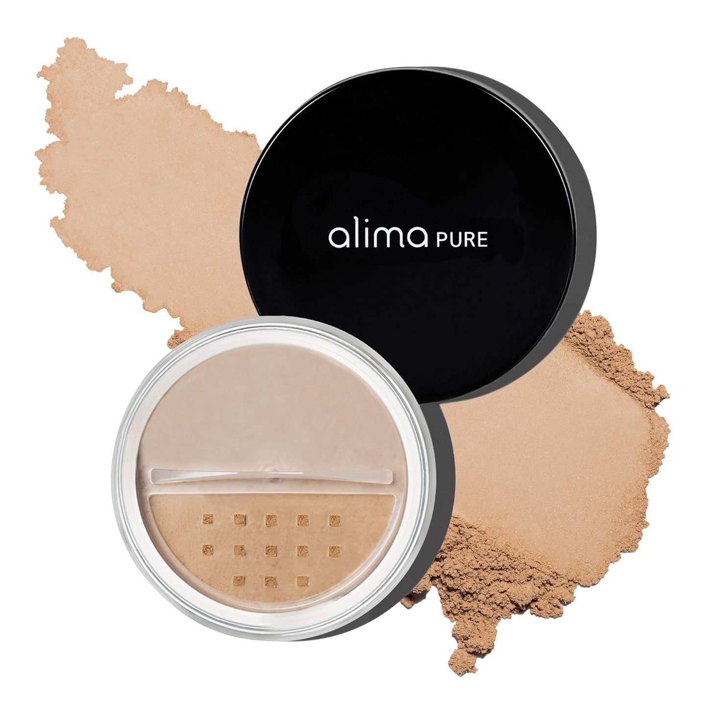 Alima Pure Matte Foundation Loose Mineral Powder Foundation Makeup, Loose Powder Makeup Oil Free Talc Free Powder, Natural Makeup Mineral Foundation Full Coverage Natural Foundation Powder .16 oz/4.5g