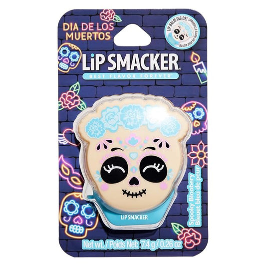 Lip Smacker Day of the Dead Lip Balm - Spooky Blooberry (Blue)