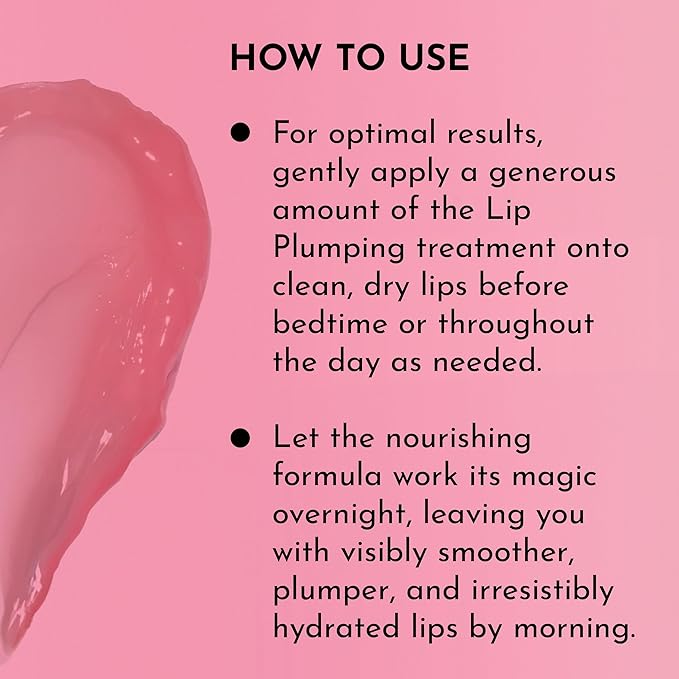 LAWLESS Forget the Filler Lip Mask - Candy Apple - Premium Overnight Lip Plumping Treatment with Natural Ingredients Designed to Plump, Hydrate, and Smooth Lips - 0.28 oz