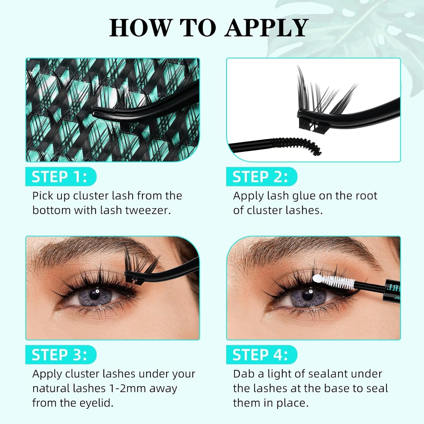 Lash Clusters Manga 168Pcs Eyelash Cluster Wet Look Ultra-Thin Invisible Lash Band Eyelashes Extensions Spiky Anime Wide Span Lashes(Kitten,D-Mix10-18mm)