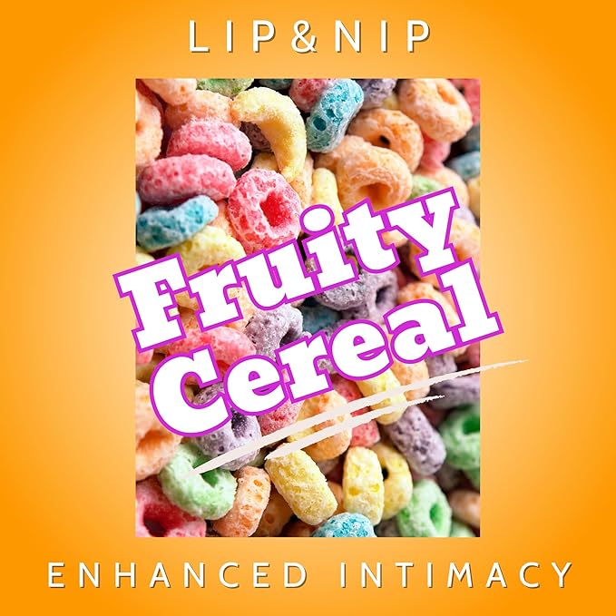 Fruity Cereal “Wanda” Flavored Balms | Flavored Hydrating Lip Balm, Nipple Balm, and Full Body Balm | Lip Balm & Moisturizer and Intimacy Enhancer - Pack of 3