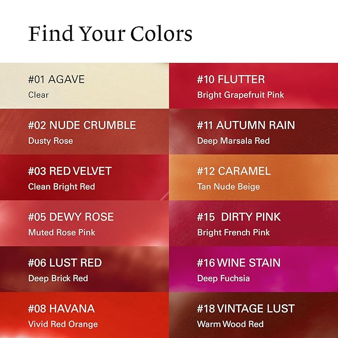 Melixir Vegan Lip Butter #18 Vintage Lust (+11 more colors), Hydrating Tinted Lip Balm Stick, Bee-Free, Petrolatum-Free, Plant-Based, Moisturizes Dry Chapped Lips With Shea Butter, Sheer Natural Finish