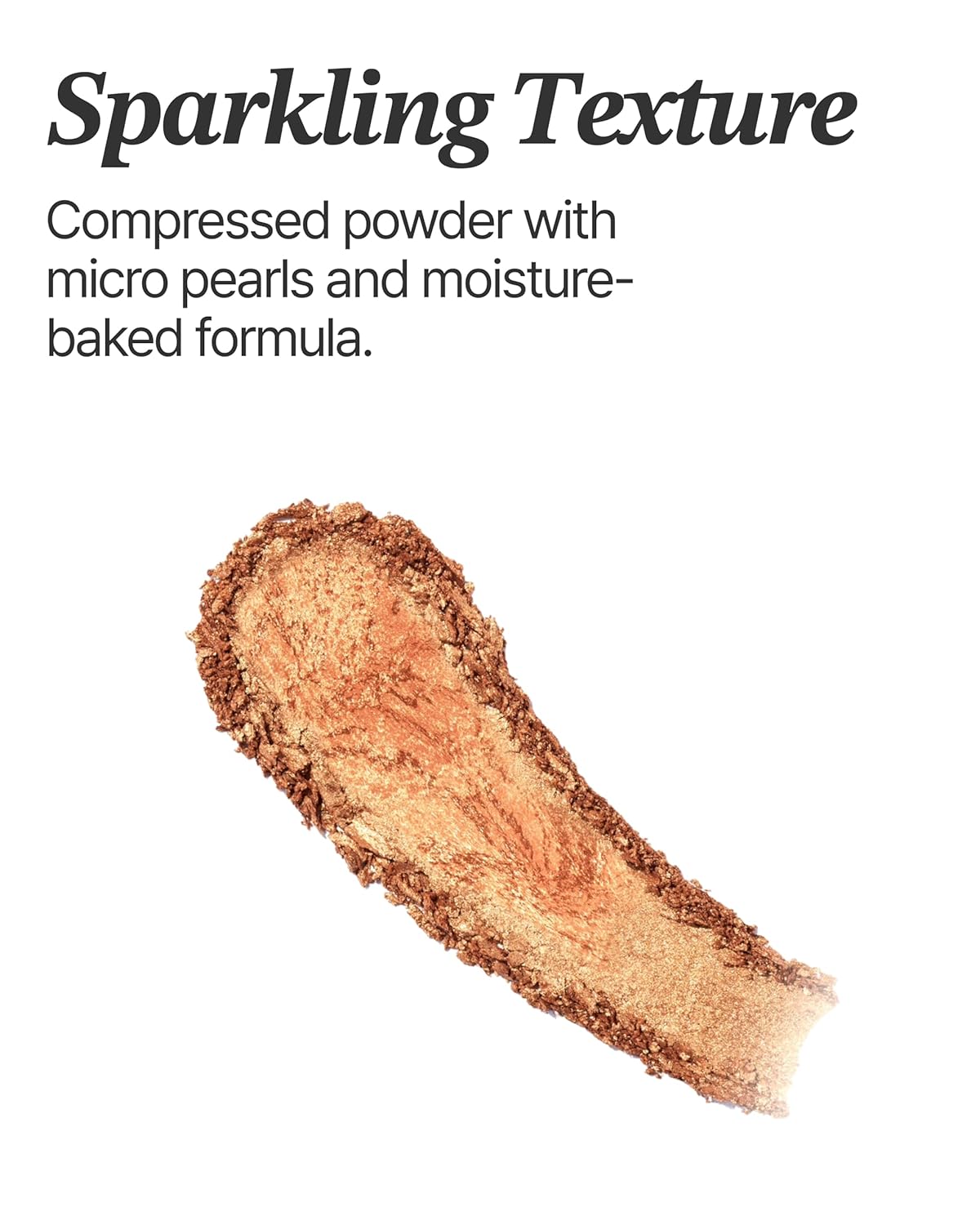 Glint Marble Highlighter (Afternoon Bronze, 0.08oz) - Korean Makeup. Inspired Baked for Smooth, Radiant Glow, Long-Lasting Wear. Enriched with Micro Pearl Particles