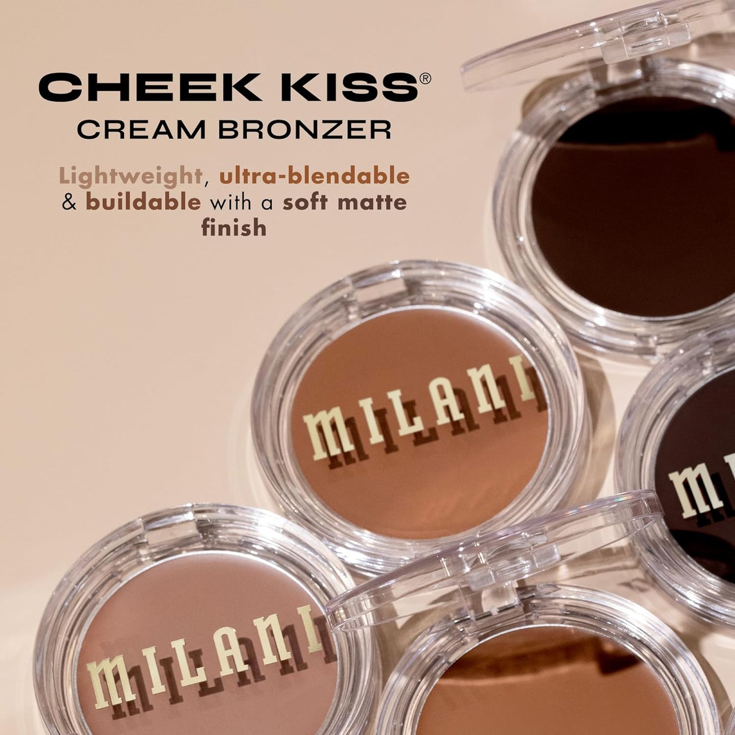 Milani Cheek Kiss Cream Bronzer- 140 Mocha Moment