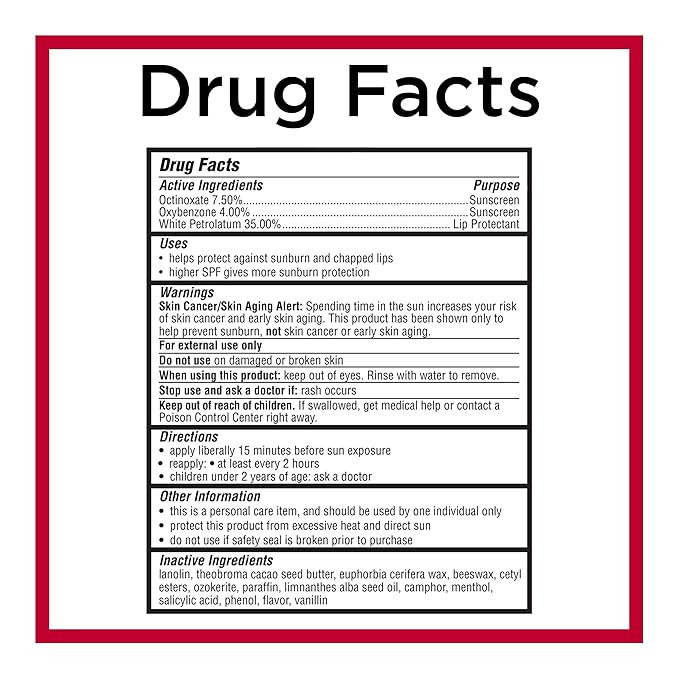 Carmex Medicated Lip Balm Sticks, Lip Moisturizer for Dry, Chapped Lips, 0.15 OZ - (2 Packs of 3)