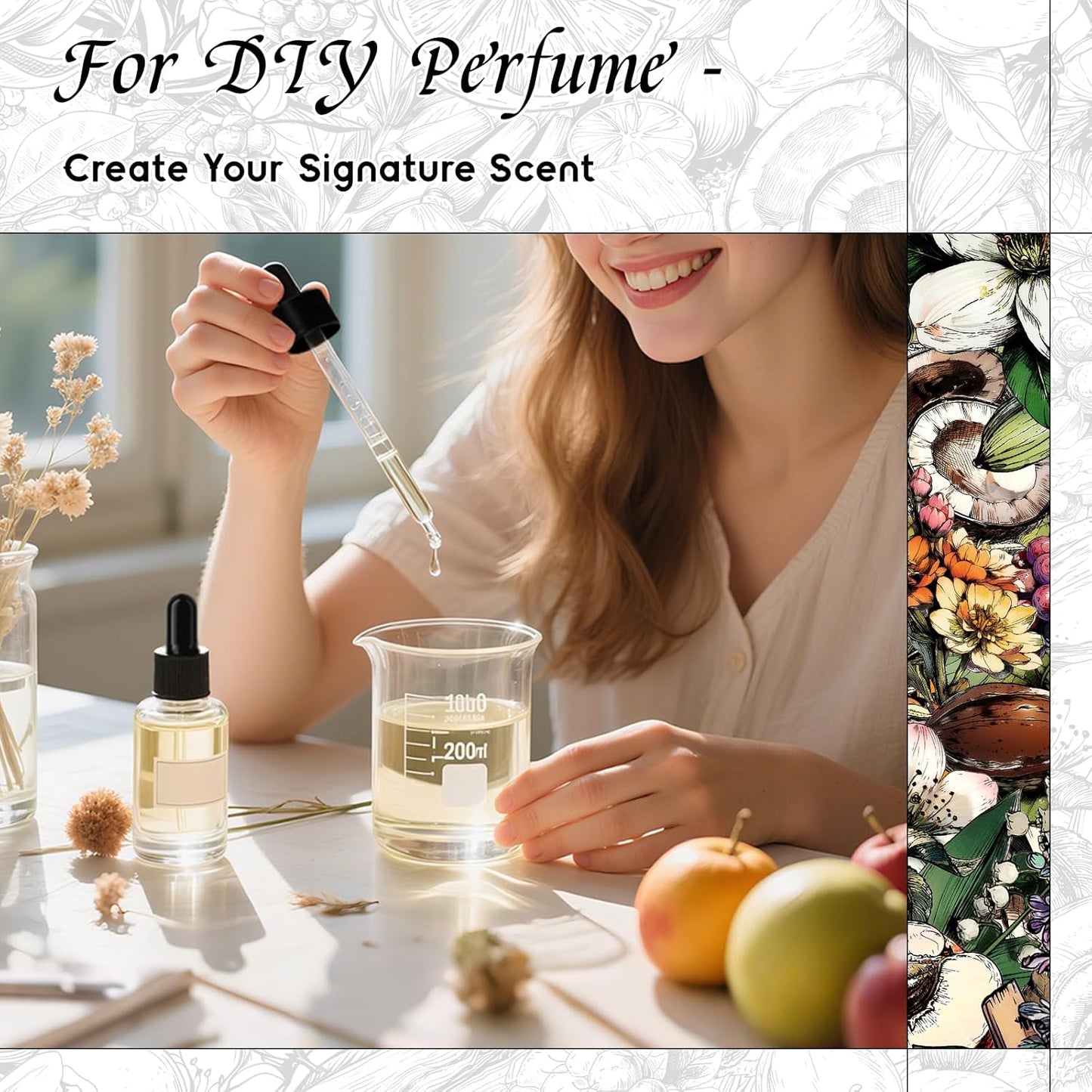 HIQILI Aldehyde Dance Fragrance Oil for Making Candle, Scented Home Decor, Room Spray, Skin & Body, Essential Oil Diffuser - 5.07 Fl Oz