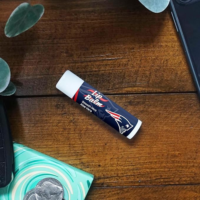 FANMATS 34708 New England Patriots Smooth Mint SPF 15 Lip Balm