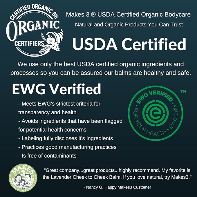 Organic Miracle Body Balm, Lavender, 2 Fluid Ounce