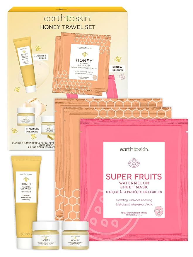 Earth To Skin Honey Travel Set