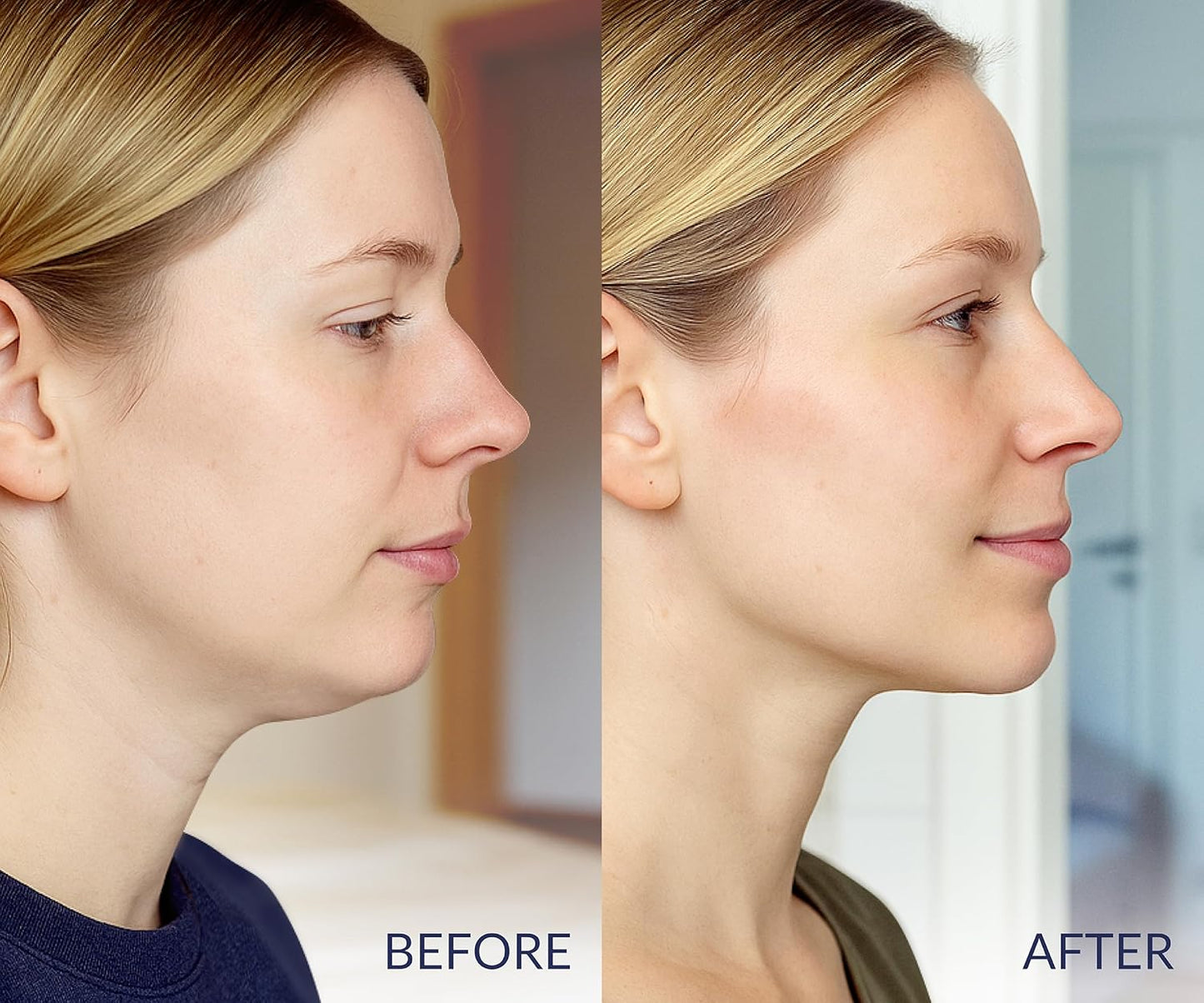 Stylia V Line Lifting Collagen Face Mask - Double Chin Strap for Women - Jawline Shaper Face Lift Tape - Neck Lift Collagen Mask - Chin Strap for Sleeping - Hyaluronic Acid, Aloe Vera, Cica 2PC