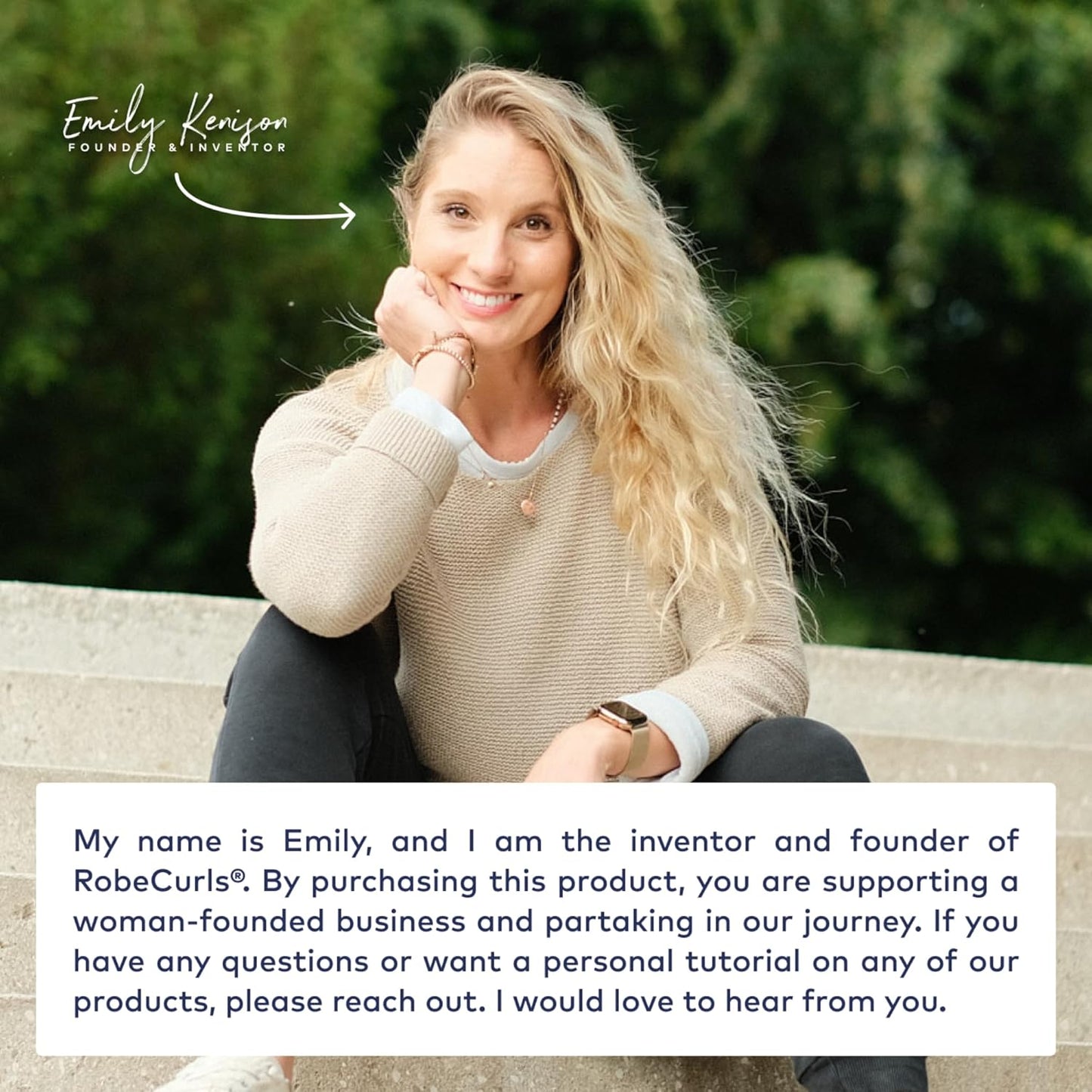 RobeCurls Heatless Hair Curler Set - Satin Curling Headband for Natural, No-Heat Curls - Sleep in Overnight Styling Tool with 2 Scrunchies - Easy & Gentle on Hair (Black)