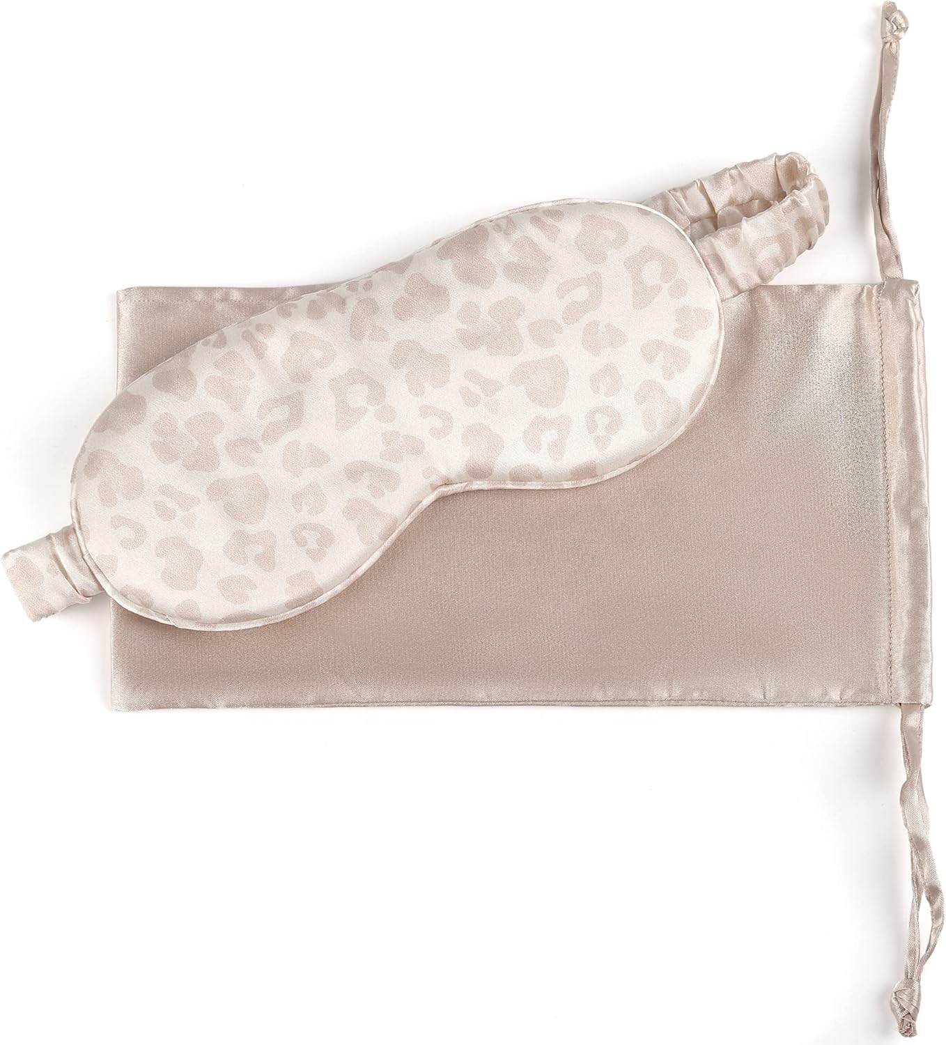 Silk Sleep Mask Light Blocking Luxury 100% Mulberry 22mm Silk Eye Mask Eye Cover Blindfold Ultra Soft Light & Comfy Anti Aging Skin Care with Travel Bag Gift Package