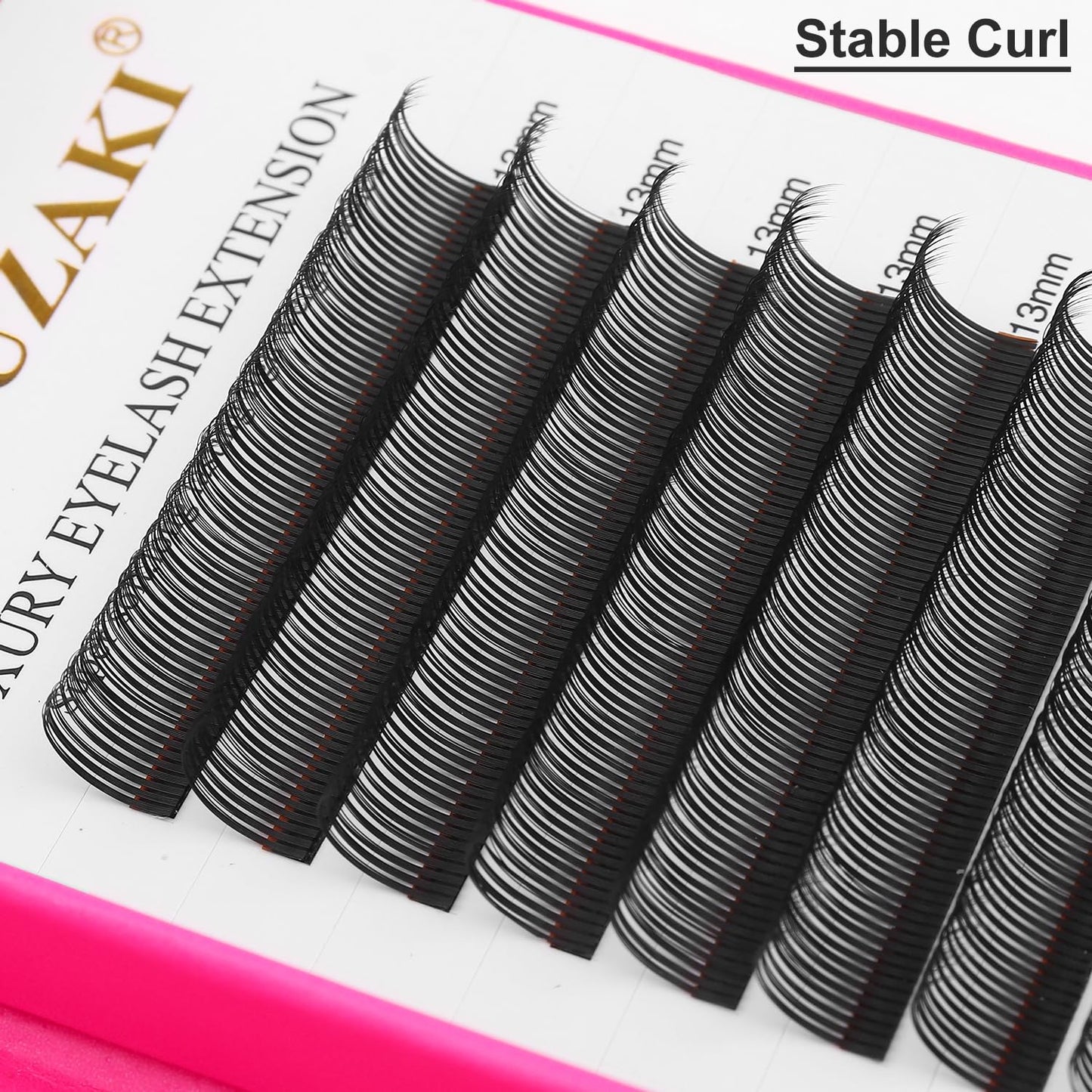 5D Flower Lash Extensions Spikes Lashes 0.07 Matte Black D Curl Lashes 11mm Volume Eyelash Extension Lash Trays Professional Use(5D Flower,0.07-D,11mm)