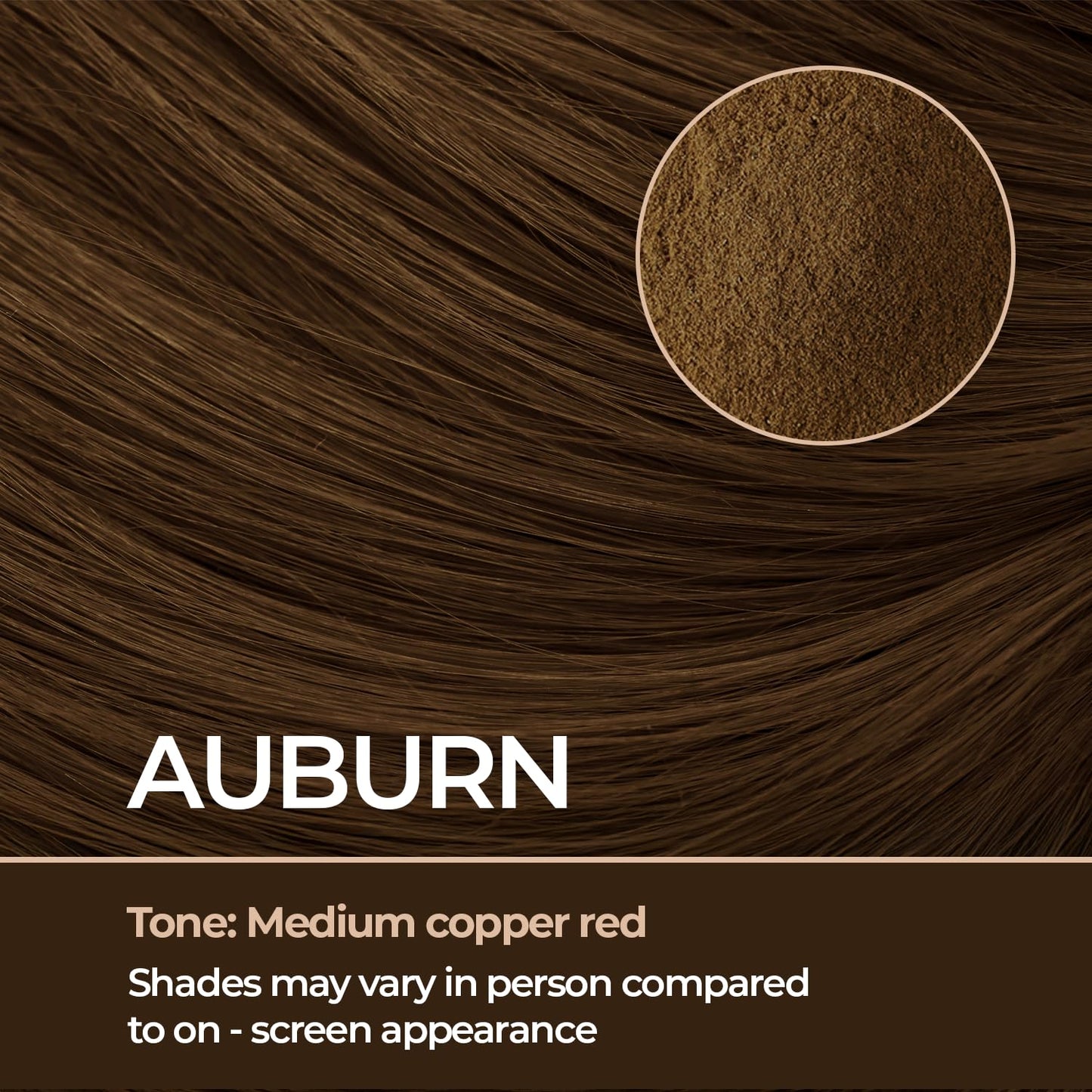 Keratin Hair Fibers for Men & Women - Fill In Fine or Thinning Hair, Instantly Thicker, Fuller Looking Hair (Auburn 30g)