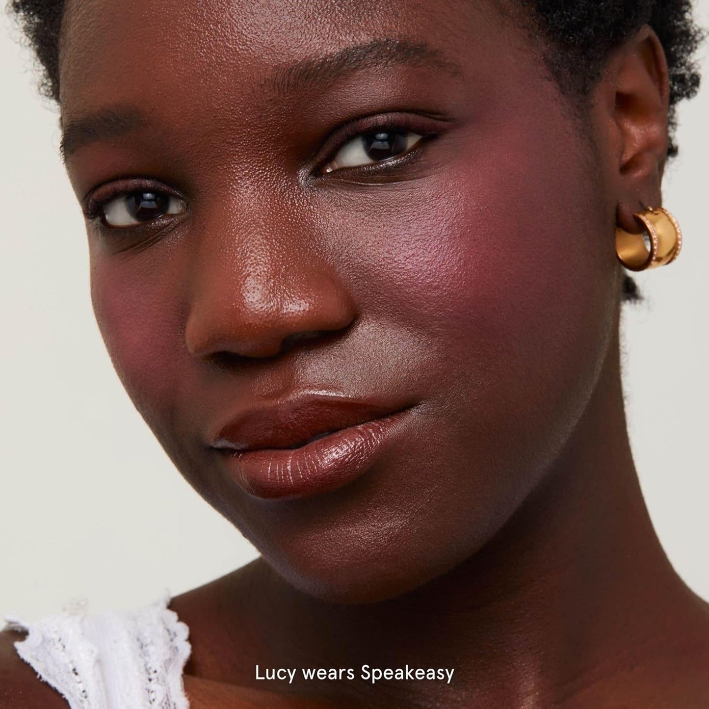 SOSHE Beauty - Blurring Pillow Blush | Featherlight, Cushiony, Cream to Powder Formula | Squalane, Cucumber Seed Extract, Ashwagandha Root | Vegan, Clean, Cruelty-Free (Speakeasy, Dusty Mauve)