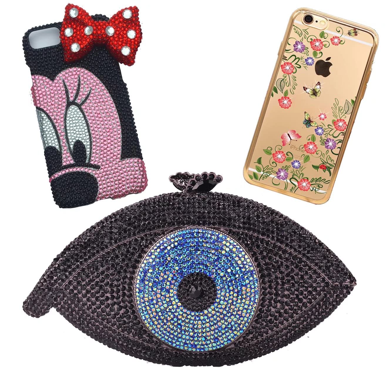 500 Pieces SS30 6mm Flatback Rhinestones Clear Glass Round Gems Crystals for Nail Art DIY Crafts Clothes Shoes Bags （Light Grey）