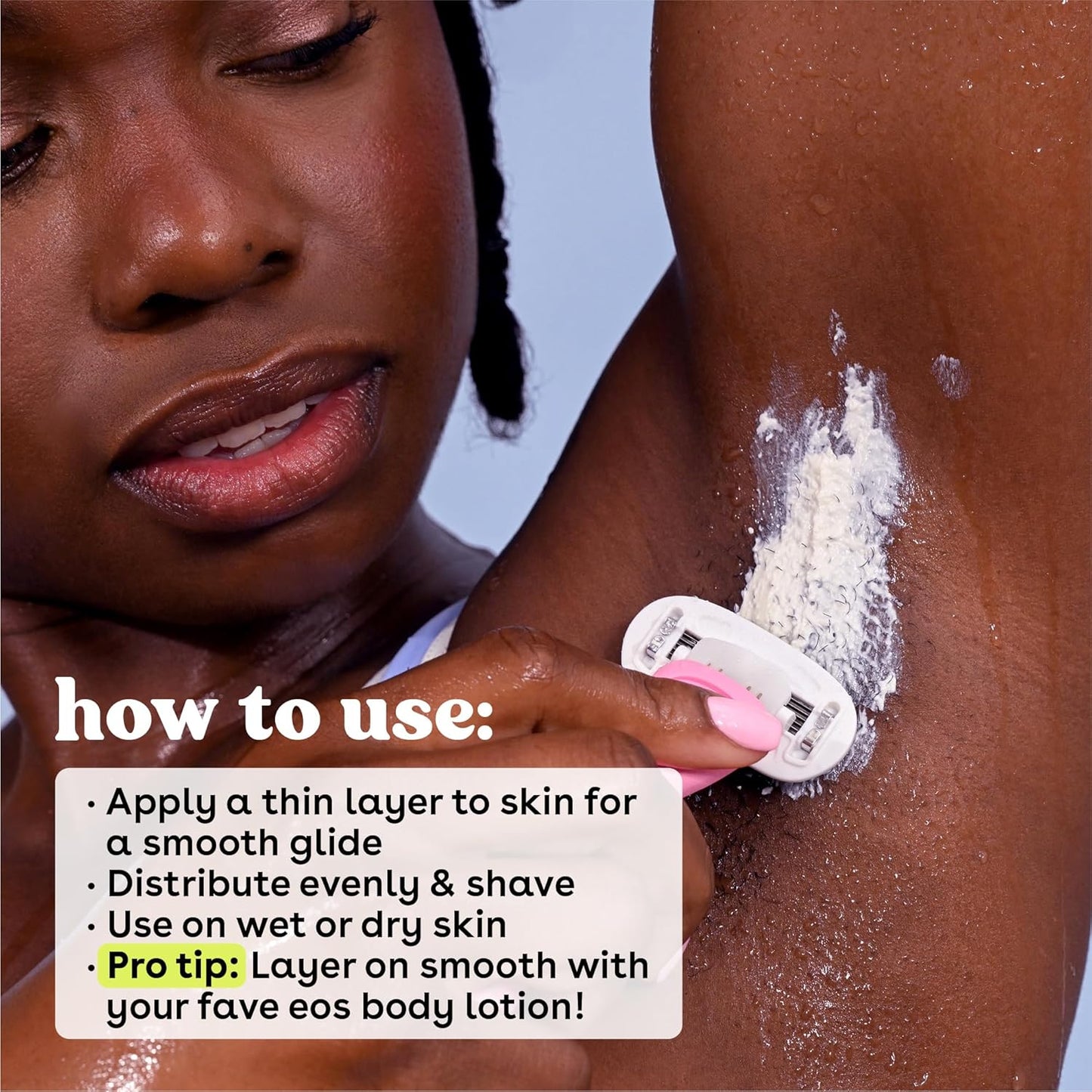 eos Shea Better Shave Cream- Lavender, Shea Butter Skincare, Shaving Cream for Women, 14 fl oz, 2-Pack