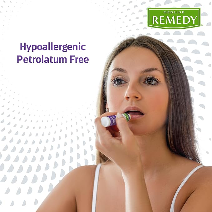 Medline Remedy Clinical Lip Balm, 3 Count, Citrus Scent, Moisturizing, Hydrating, Nourish, Nutrient Rich, Soothing Natural Oils, Revitalize, Comforting, Skin Conditioners, 0.15 oz Stick