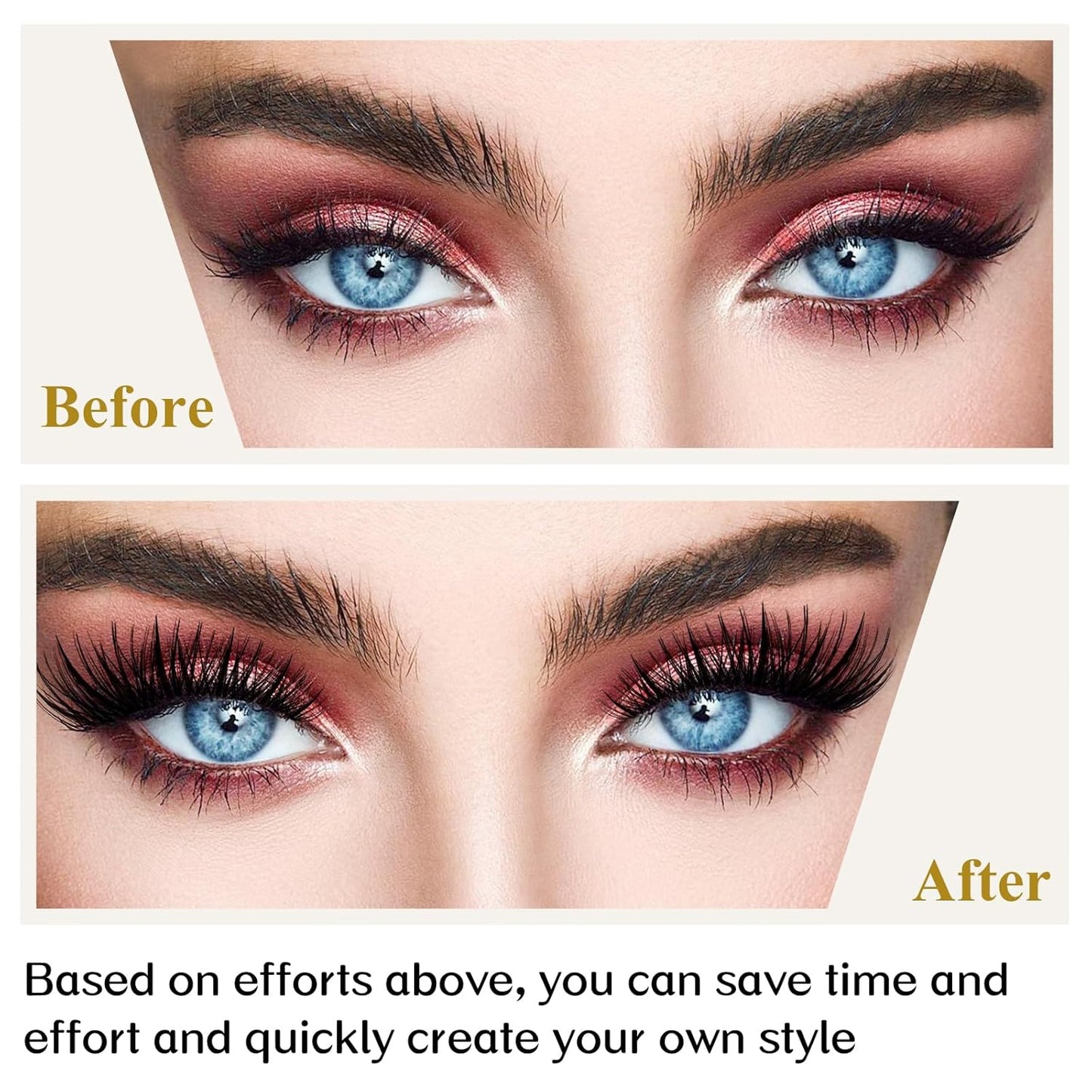 B&Qaugen Lash Clusters D Curl 12mm DIY Eyelash Extensions 72 Clusters Lashes Eyelash Clusters Eyelash Extensions Volume Wispy Individual Lash Clusters at Home Lash Extensions (B29,D-12mm)
