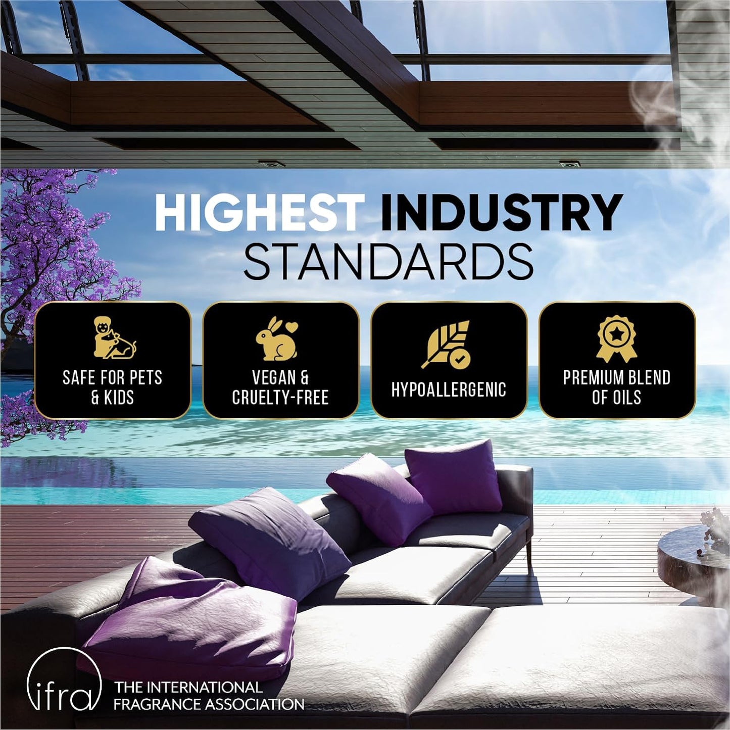 Luxury Hotel Diffuser Oil for Hotels and Homes - Aromatherapy Oils for use with an Essential Oil Diffuser at Home - Fragrance-Scent Diffuser Oil Blend (Rose Amour) 4.05fl oz (120ml)