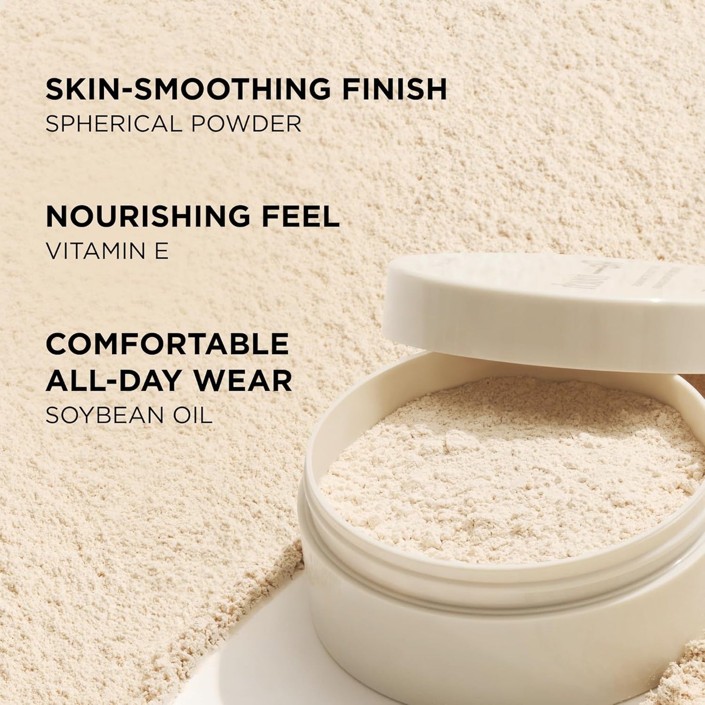 HALEYS Re-touch Setting Powder VEGAN + CRUELTY-FREE, Ultra-Blurring, Lightweight, Non-Caking, Nourishes, Smoothens for Filter-Like Finish, Soft Focus Translucent Loose Powder (Honey Shade)