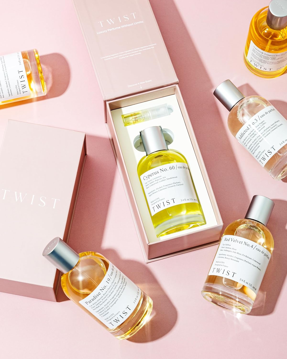 Twist Amalfi No. 45 - Eau De Parfum Inspired by T. Ford's Neroli Portofino, Long-Lasting Perfume For Women & Men, Paraben Free, Vegan, Clean Ingredients, Unisex - Spray 100 ml | 3.4 fl. oz.