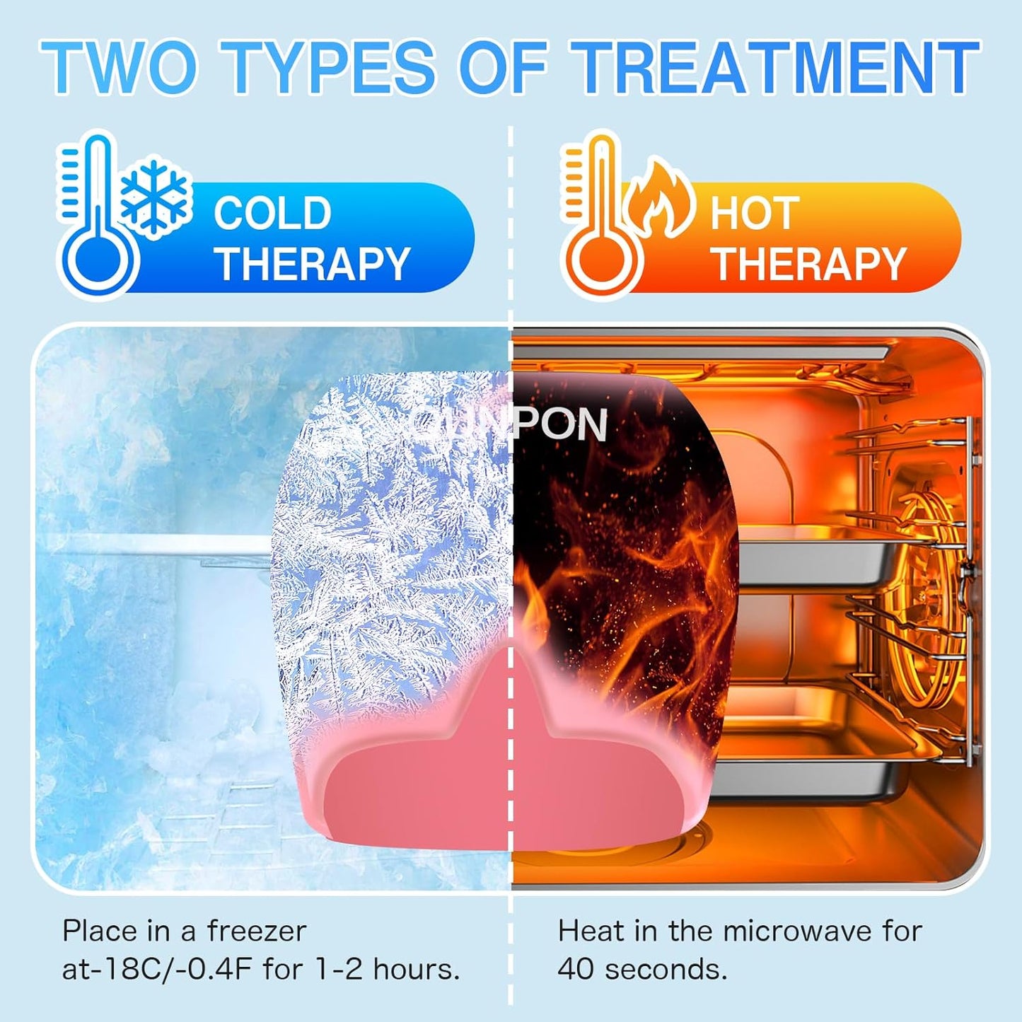 Migraine Relief Cap,Headache Relief Cap Ice Pack Mask, Cold Eye Face Hat Cooling Gel Head Wrap for Tension, Stress,Hangover Gifts for Women mom-Pink